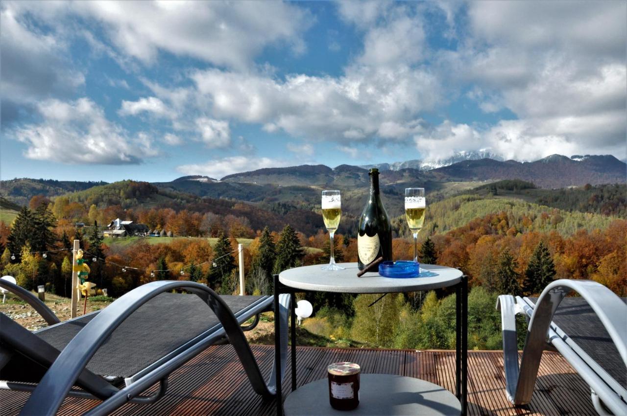 Cabanuta din munti Hotel Moieciu de Jos Bagian luar foto