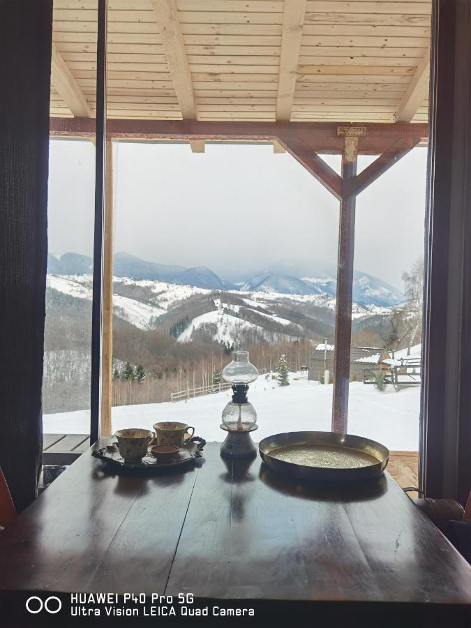 Cabanuta din munti Hotel Moieciu de Jos Bagian luar foto